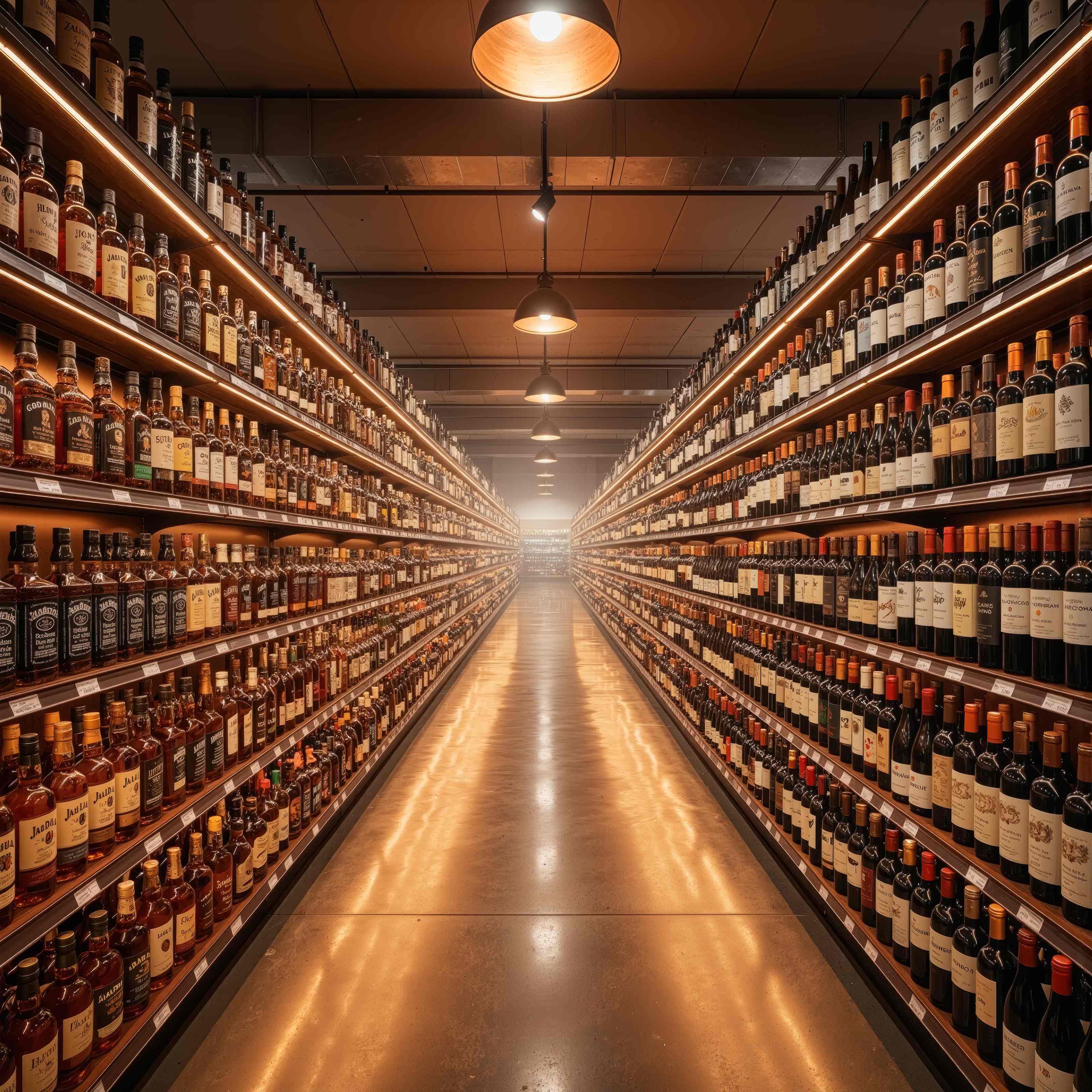 Cowboy Joe's extensive liquor selection